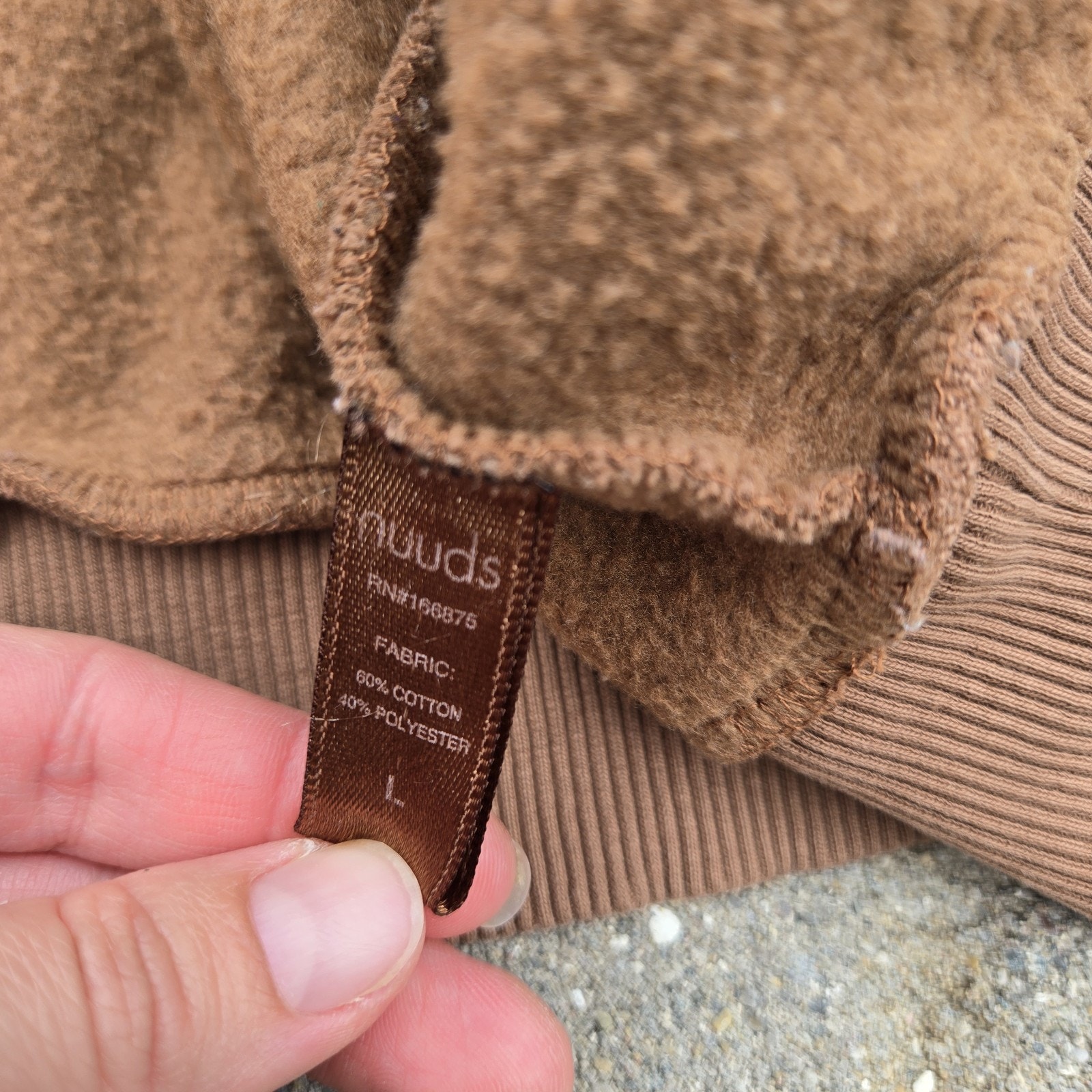 Nuuds Sweatshirt Nashville Tennessee Adult Large Brown Long Sleeve. Read — image 5 of 8